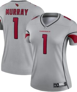 Women's Arizona Cardinals Kyler Murray Gray Inverted Legend Player Performance Top JS7869 nicesnker