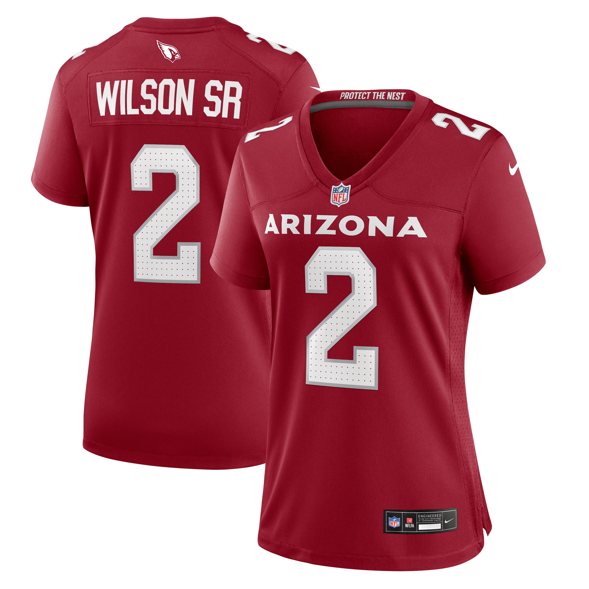 Women's Arizona Cardinals Mack Wilson Sr. Cardinal Team Game Jersey JS2268 nicesnker