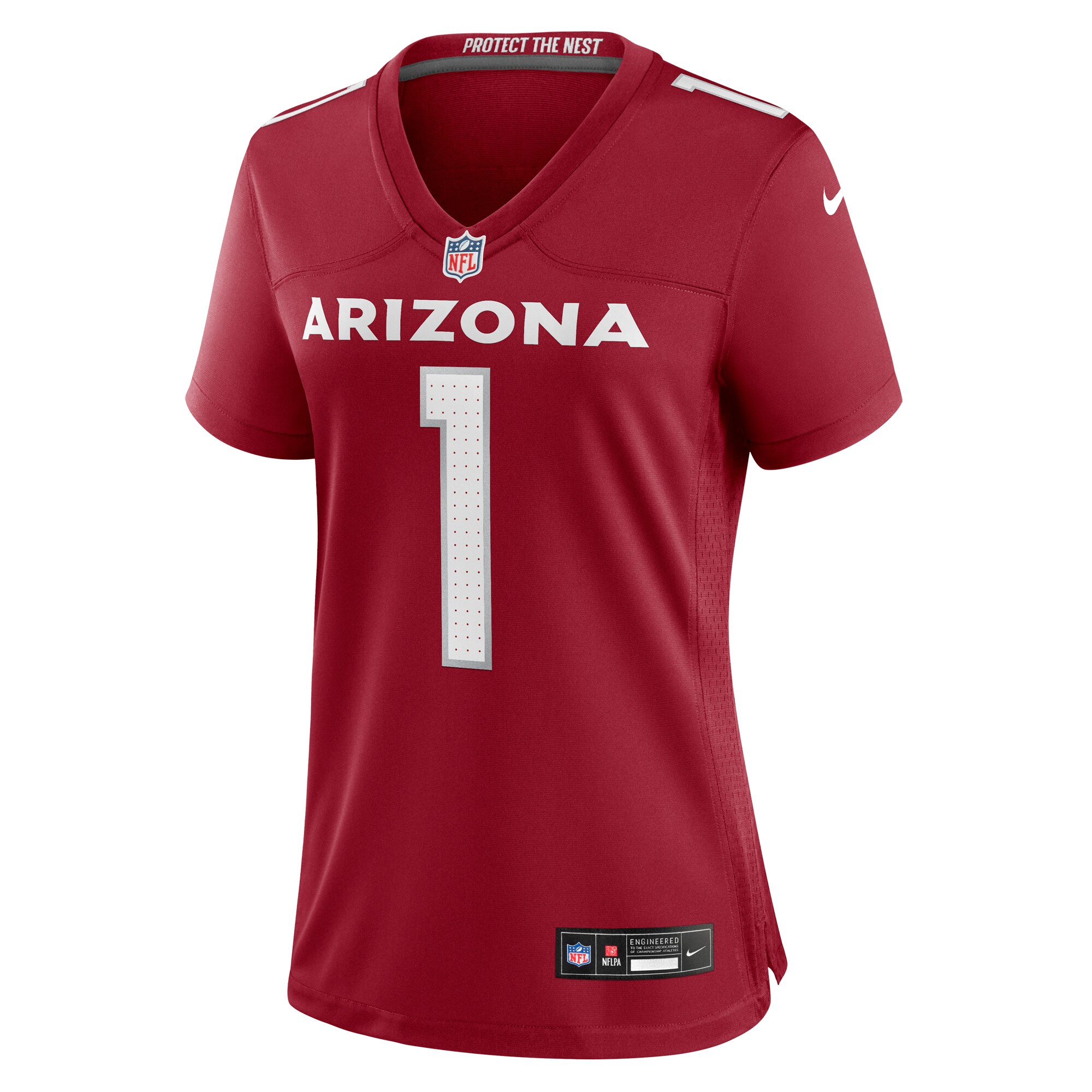 Women's Arizona Cardinals Number 1 Mom Cardinal Game Jersey JS3514 nicesnker - Image 2