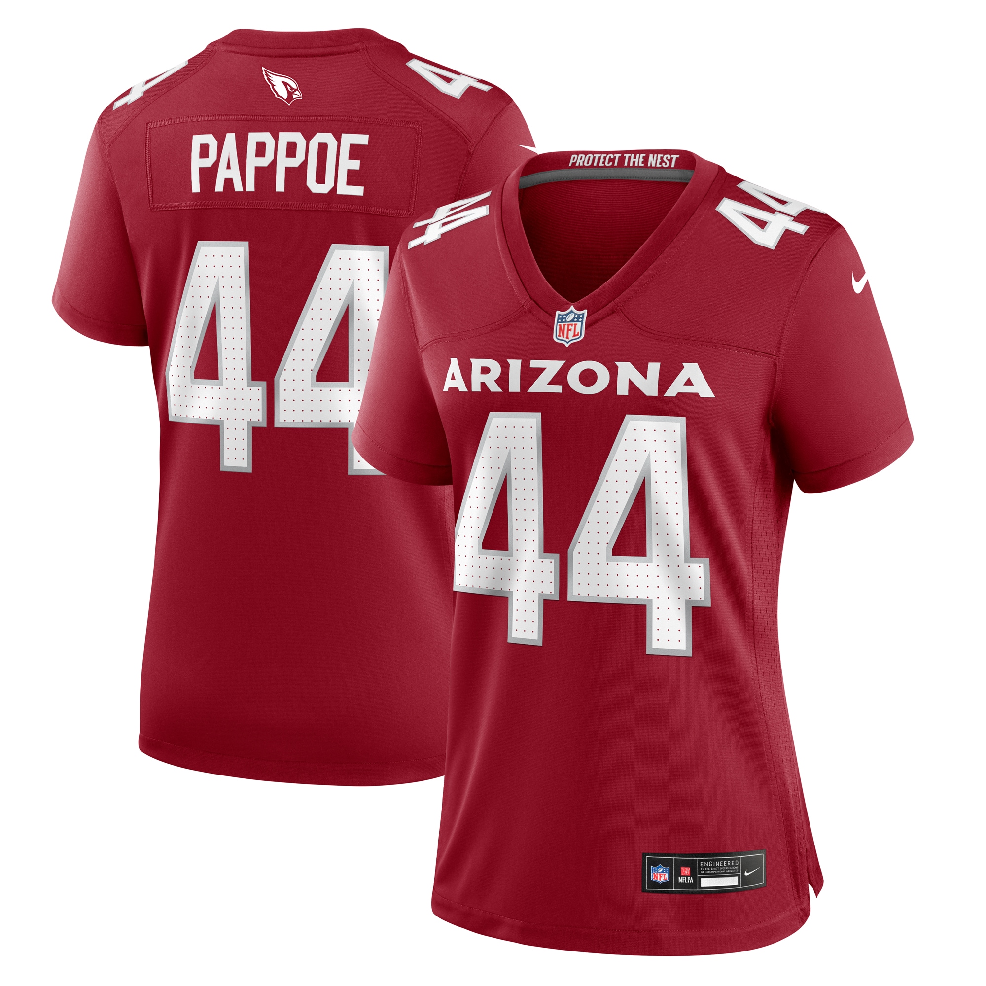 Women's Arizona Cardinals Owen Pappoe Cardinal Game Jersey JS2842 nicesnker