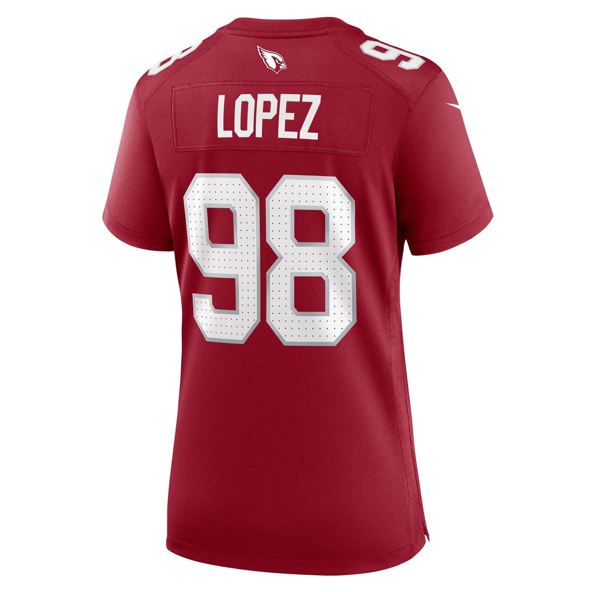 Women's Arizona Cardinals Roy Lopez Cardinal Game Jersey JS4320 nicesnker - Image 3