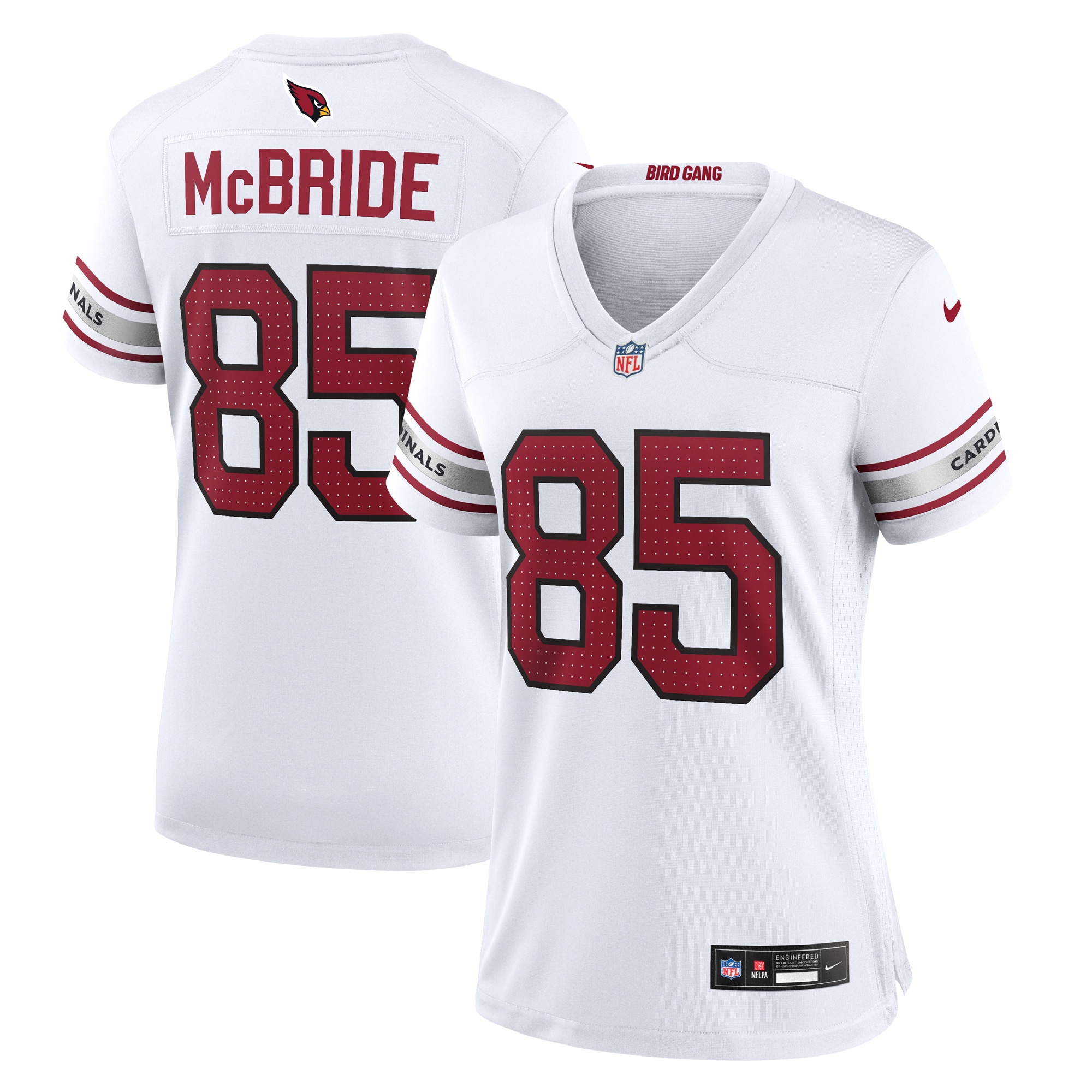 Women's Arizona Cardinals Trey McBride White Game Jersey JS8459 nicesnker