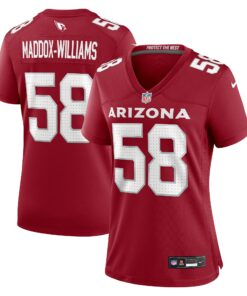 Women's Arizona Cardinals Tyreek Maddox-Williams Cardinal Game Jersey JS5347 nicesnker