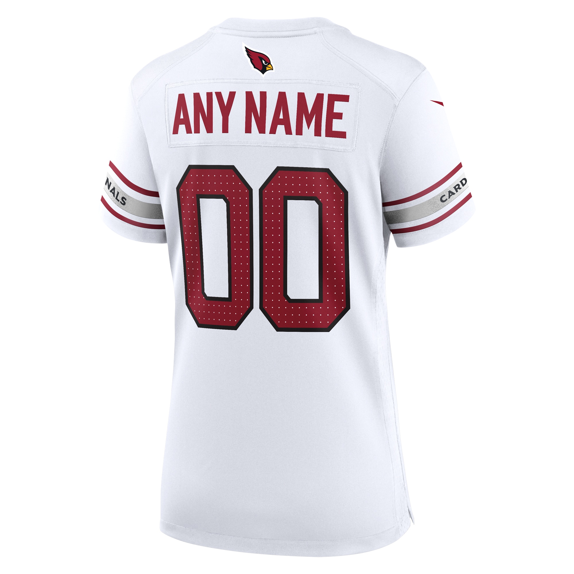 Women's Arizona Cardinals White Custom Game Jersey JS1673 nicesnker - Image 3