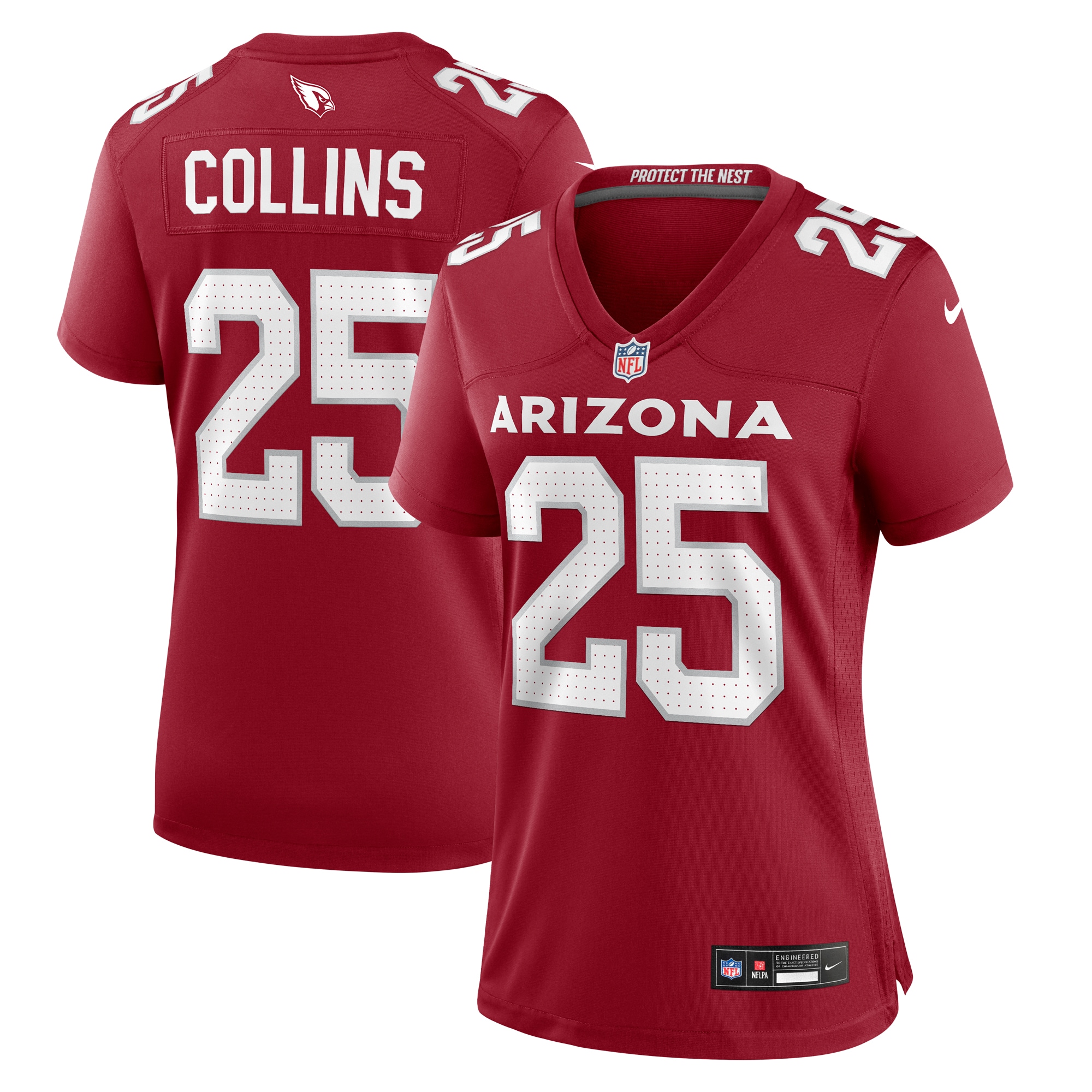 Women's Arizona Cardinals Zaven Collins Cardinal Player Jersey JS6046 nicesnker