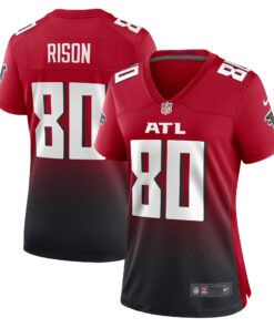Women's Atlanta Falcons Andre Rison Red Retired Player Jersey JS5496 nicesnker