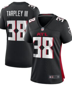 Women's Atlanta Falcons Arnold Tarpley III Black Game Jersey JS5074 nicesnker