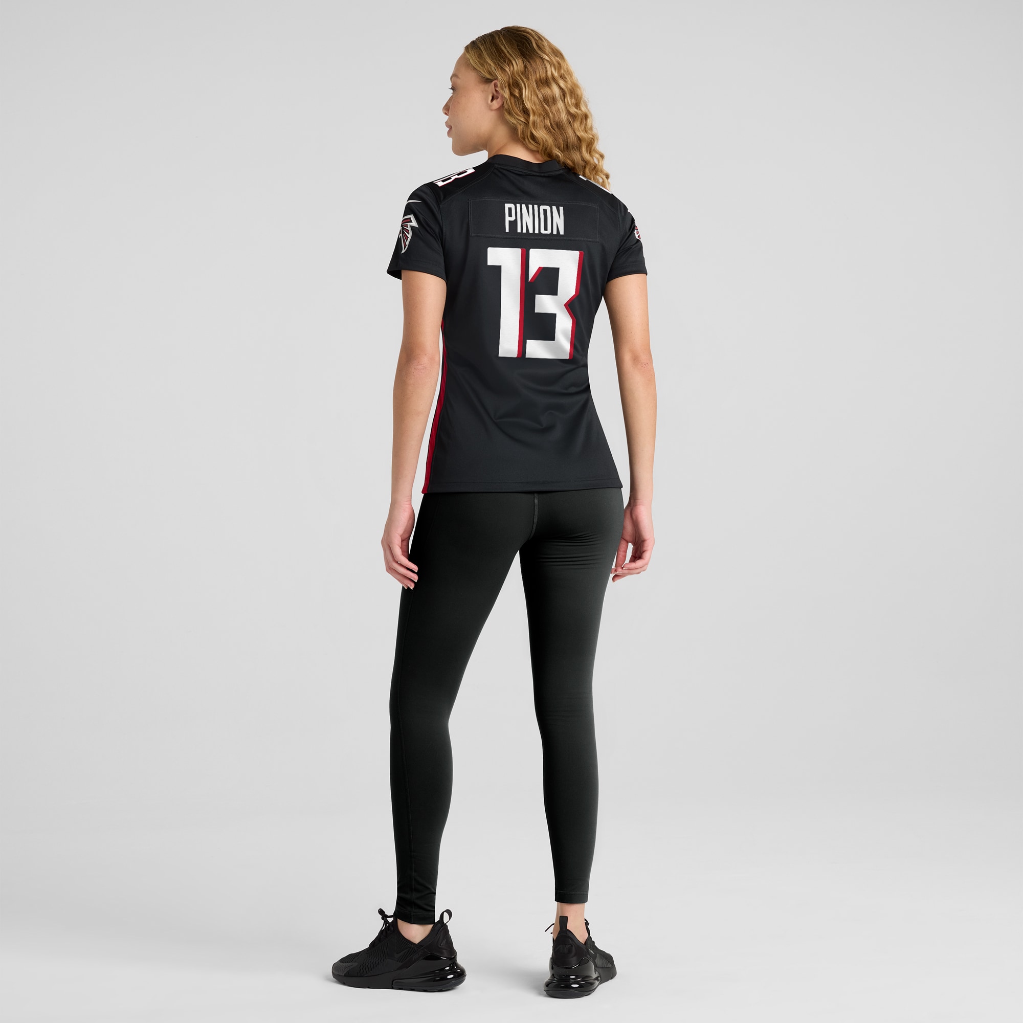 Women's Atlanta Falcons Bradley Pinion Black Game Player Jersey JS5301 nicesnker - Image 5
