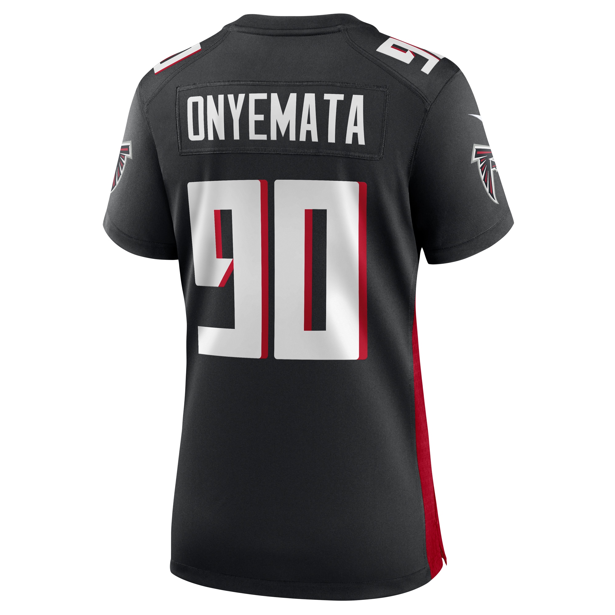 Women's Atlanta Falcons David Onyemata Black Game Player Jersey JS6393 nicesnker - Image 3