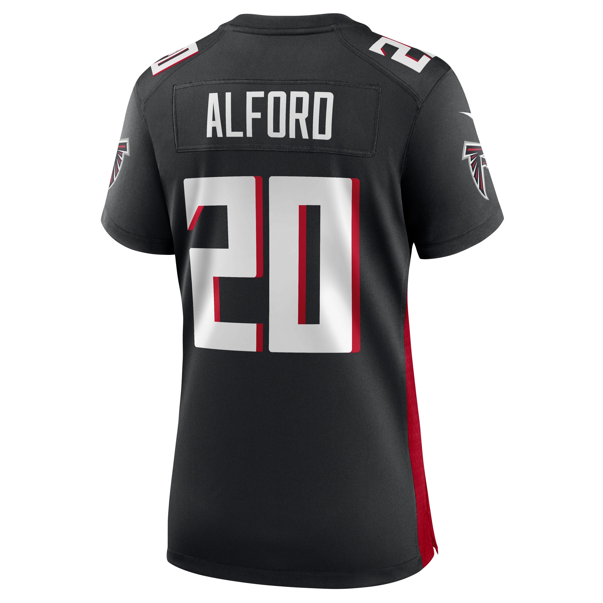 Women's Atlanta Falcons Dee Alford Black Team Game Jersey JS2043 nicesnker - Image 3
