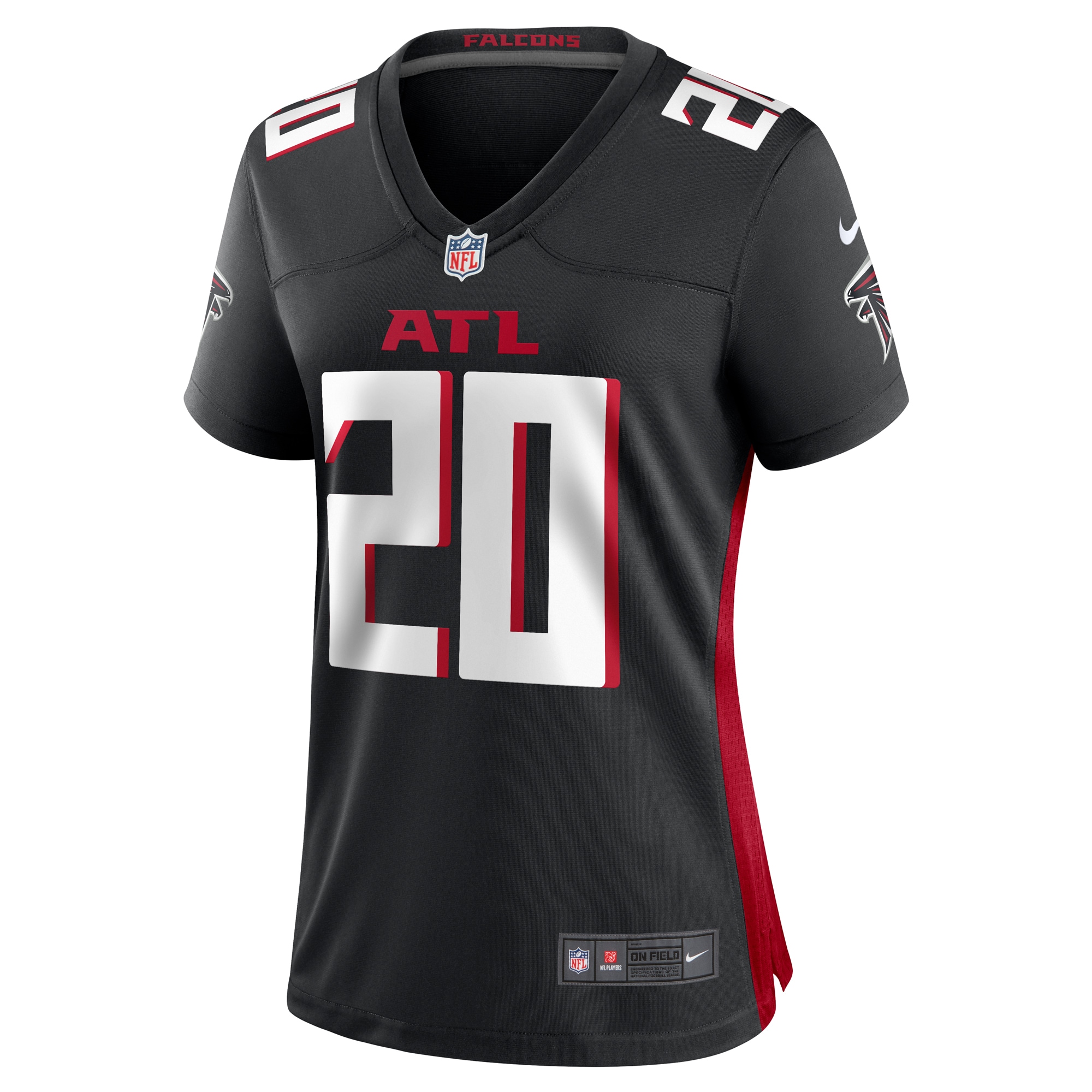 Women's Atlanta Falcons Dee Alford Black Team Game Jersey JS2043 nicesnker - Image 2