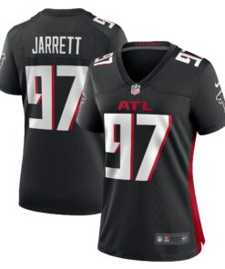 Women's Atlanta Falcons Grady Jarrett Black Game Jersey JS8233 nicesnker