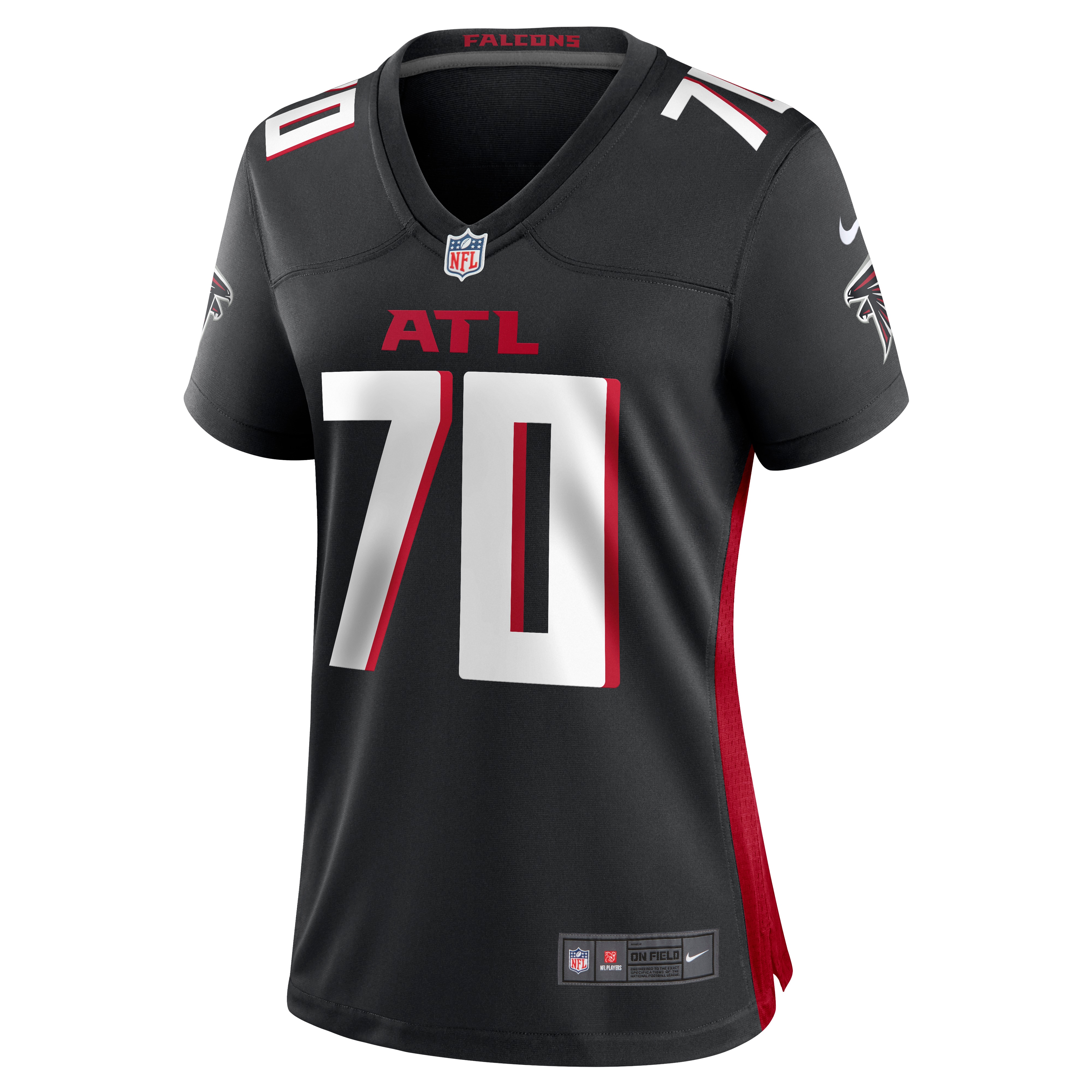 Women's Atlanta Falcons Jake Matthews Black Game Jersey JS9322 nicesnker - Image 2