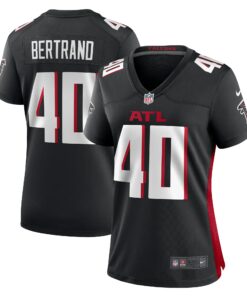 Women's Atlanta Falcons JD Bertrand Black Game Jersey JS9293 nicesnker