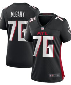 Women's Atlanta Falcons Kaleb McGary Black Game Jersey JS1161 nicesnker