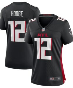 Women's Atlanta Falcons KhaDarel Hodge Black Game Jersey JS8316 nicesnker