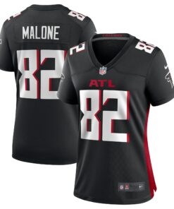 Women's Atlanta Falcons Xavier Malone Black Game Jersey JS3142 nicesnker