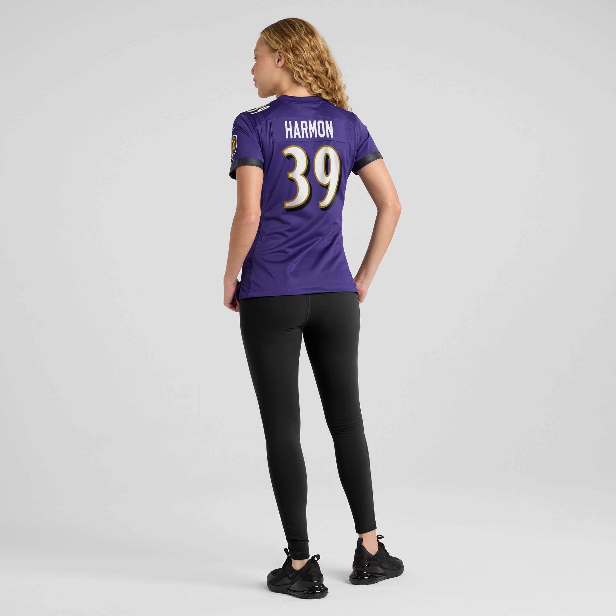 Women's Baltimore Ravens Duron Harmon Purple Game Jersey JS1226 nicesnker - Image 5