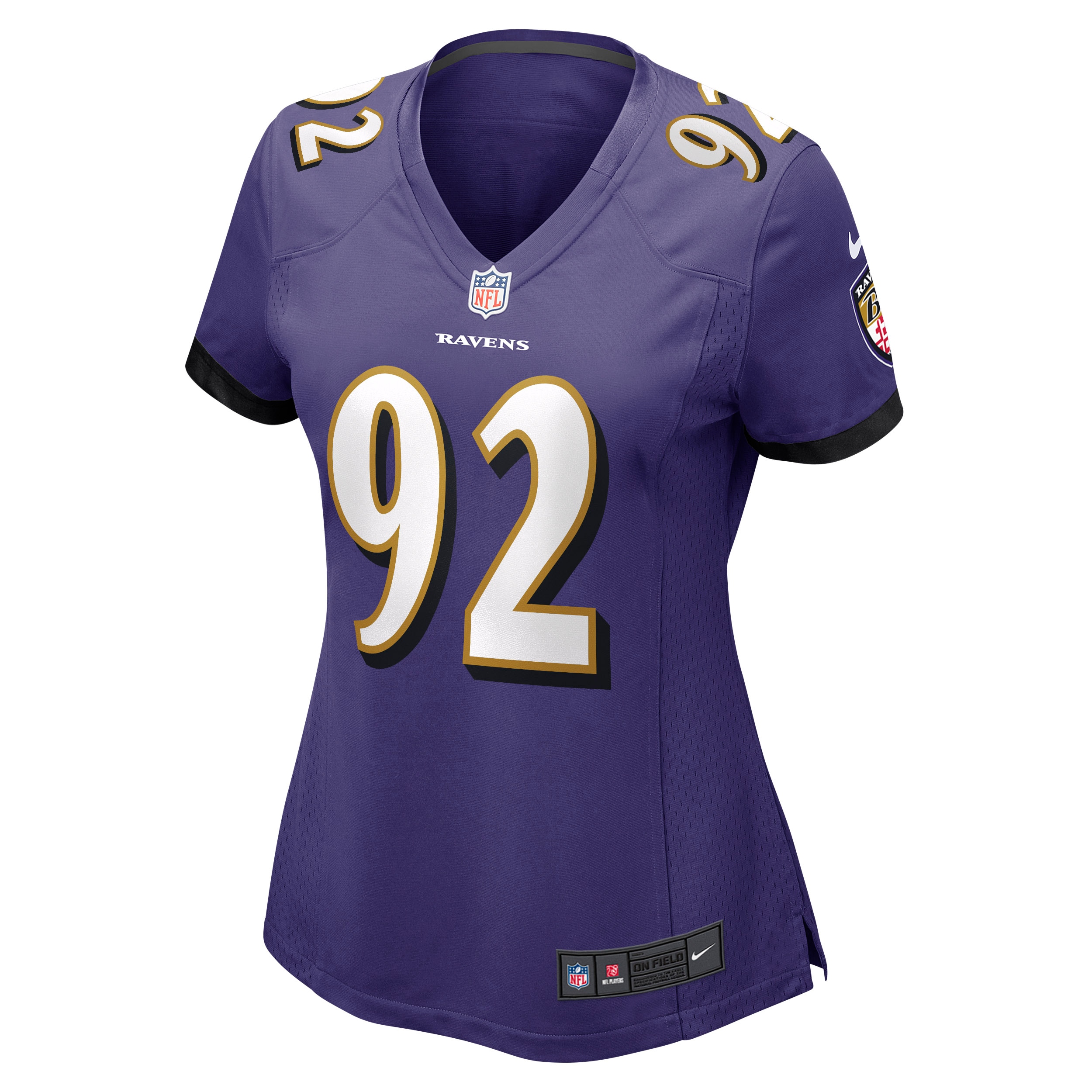 Women's Baltimore Ravens Justin Madubuike Purple Game Jersey JS9758 nicesnker - Image 2