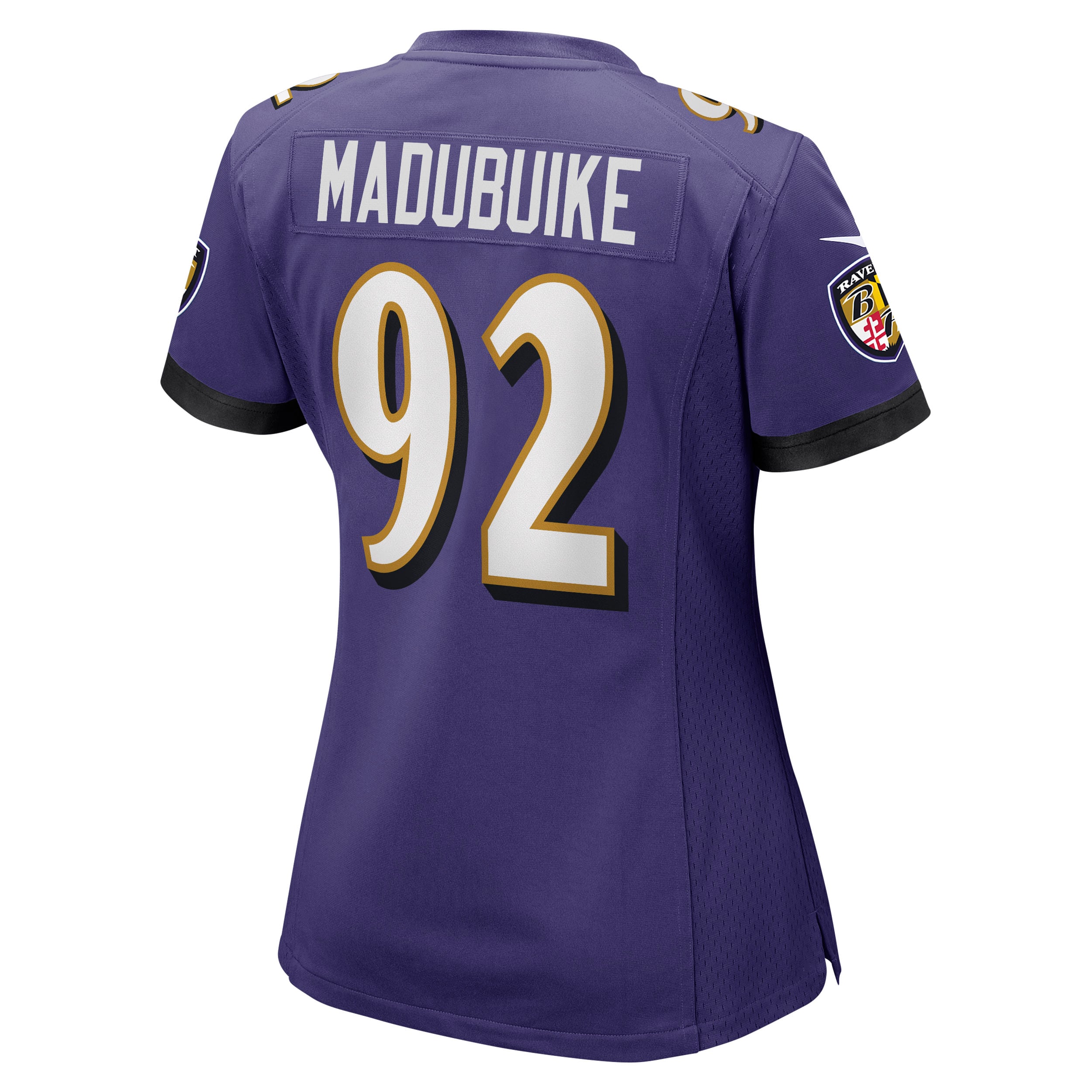Women's Baltimore Ravens Justin Madubuike Purple Game Jersey JS9758 nicesnker - Image 3