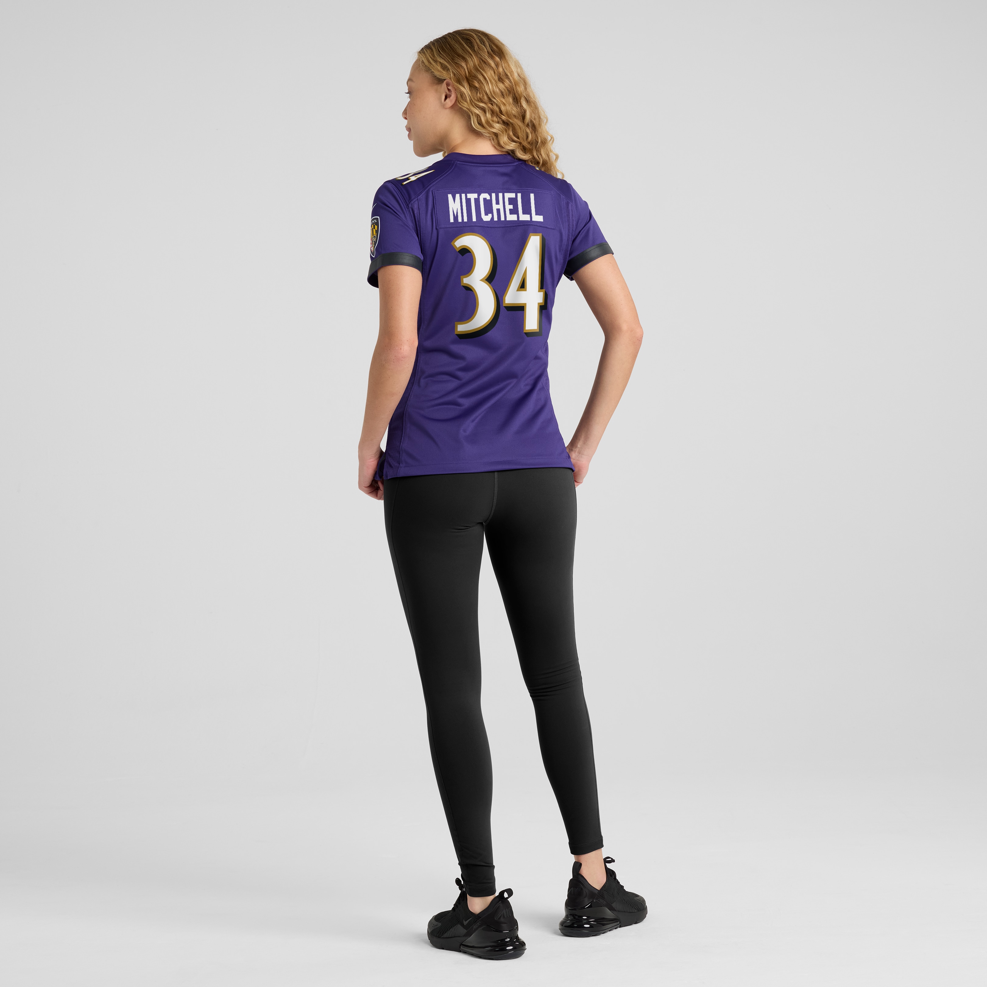 Women's Baltimore Ravens Keaton Mitchell Purple Game Jersey JS3377 nicesnker - Image 5