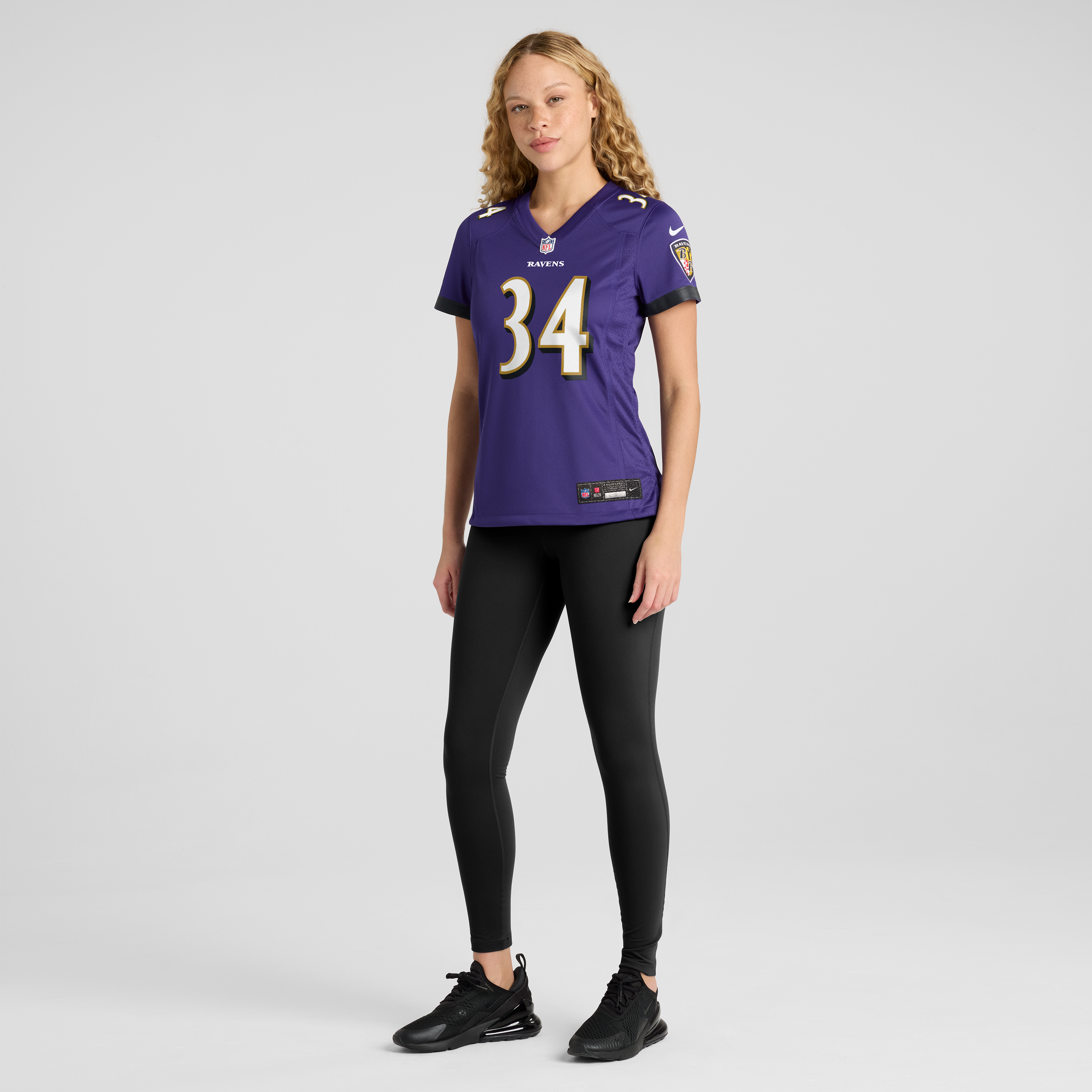Women's Baltimore Ravens Keaton Mitchell Purple Game Jersey JS3377 nicesnker - Image 4