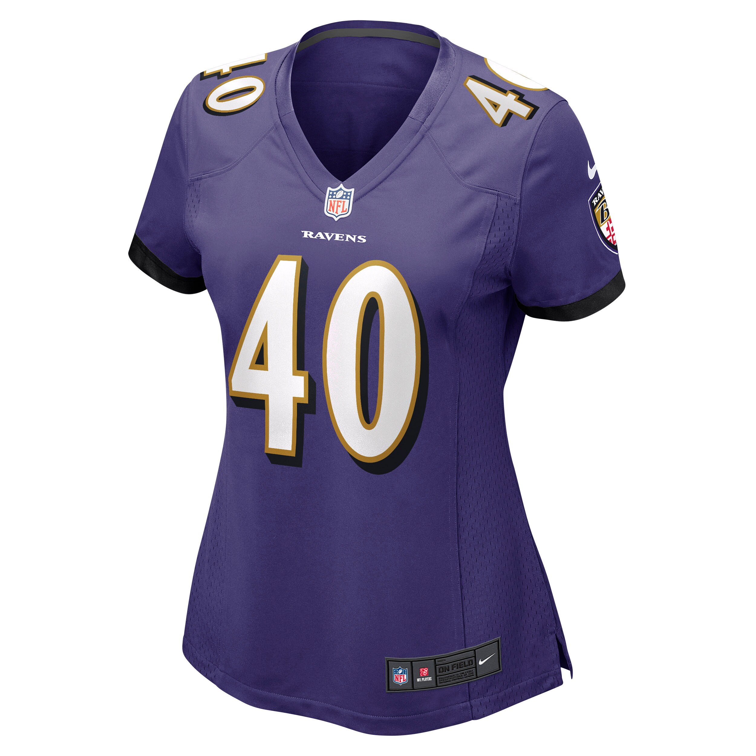 Women's Baltimore Ravens Malik Harrison Purple Game Jersey JS5663 nicesnker - Image 2