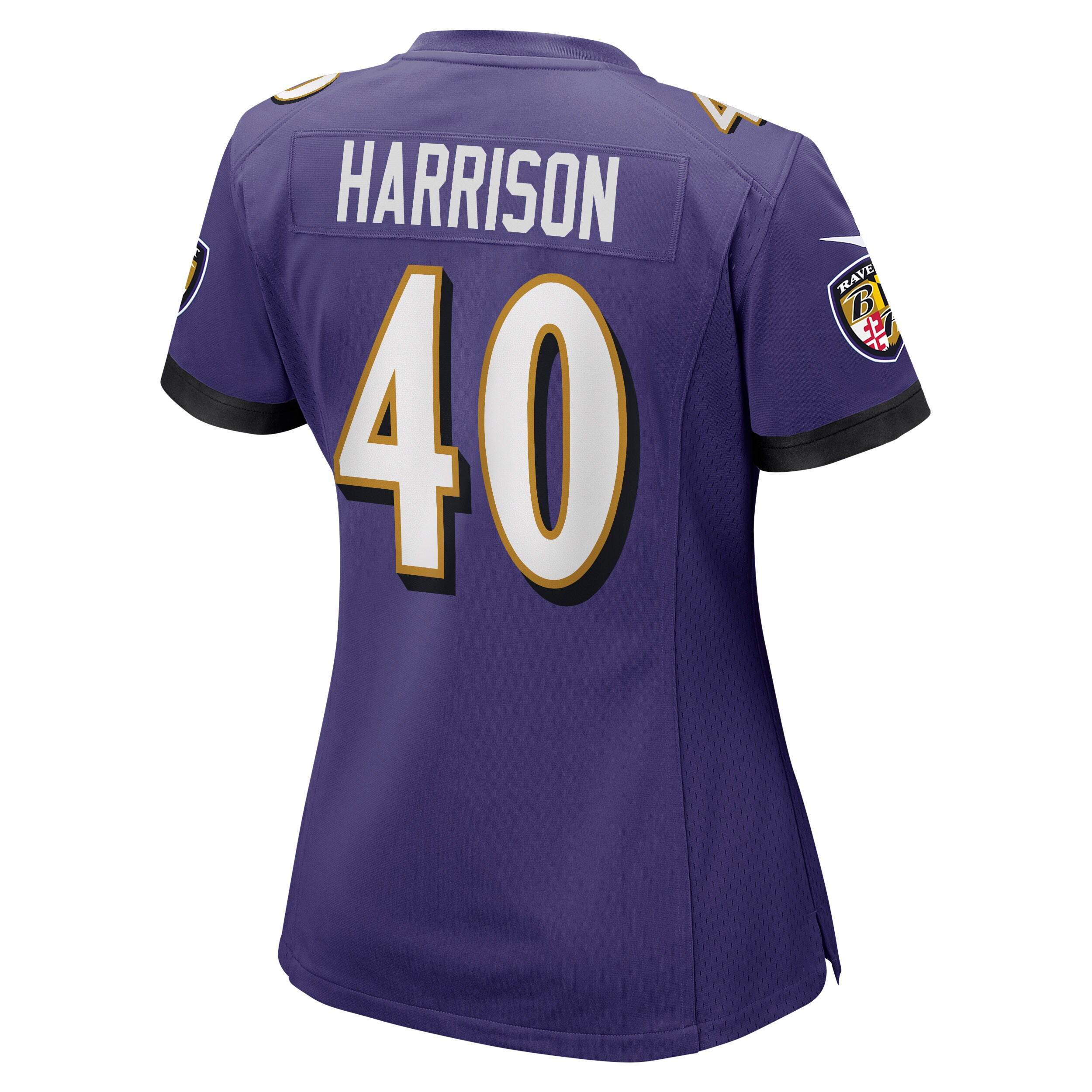 Women's Baltimore Ravens Malik Harrison Purple Game Jersey JS5663 nicesnker - Image 3