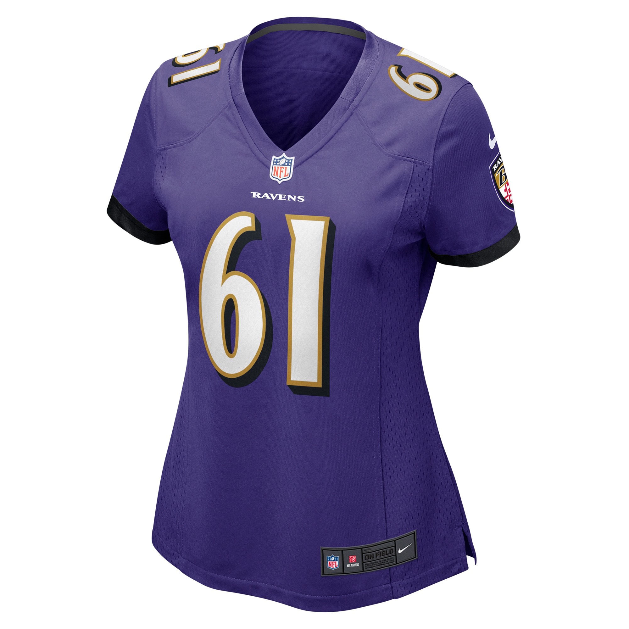 Women's Baltimore Ravens Nick Samac Purple Game Jersey JS6003 nicesnker - Image 2