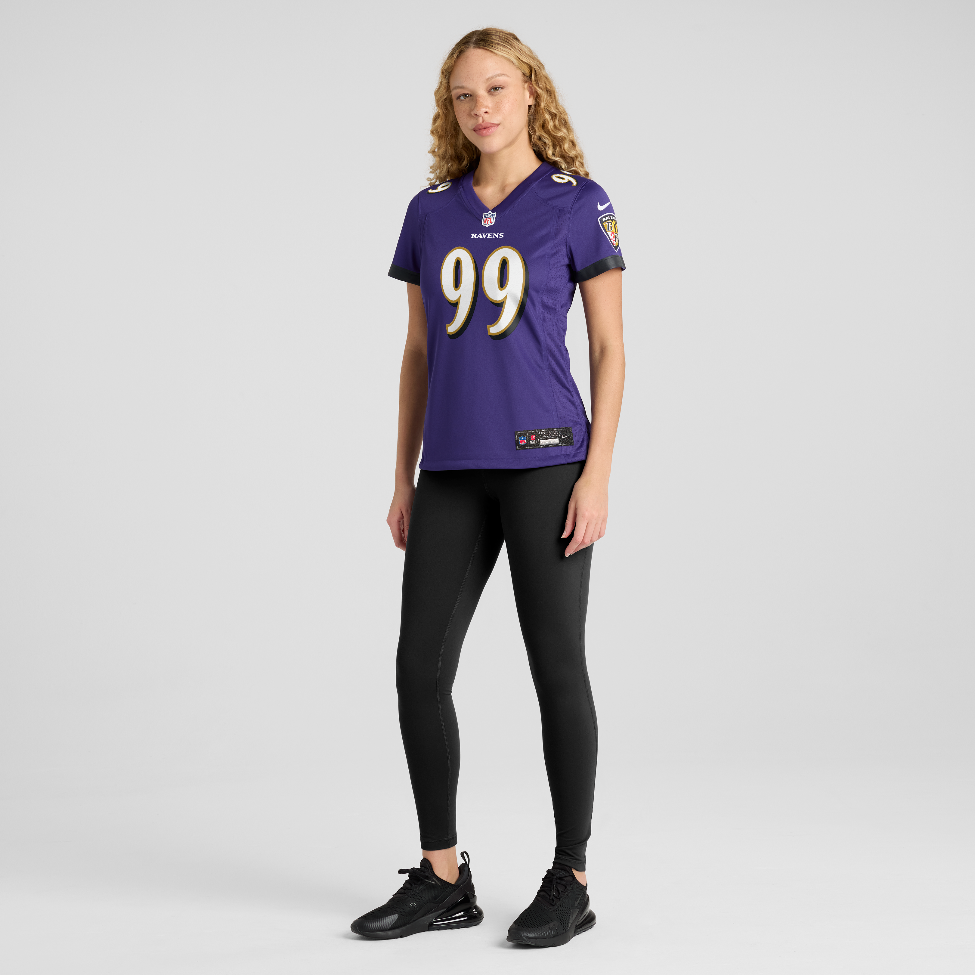 Women's Baltimore Ravens Odafe Oweh Purple Game Jersey JS1664 nicesnker - Image 4