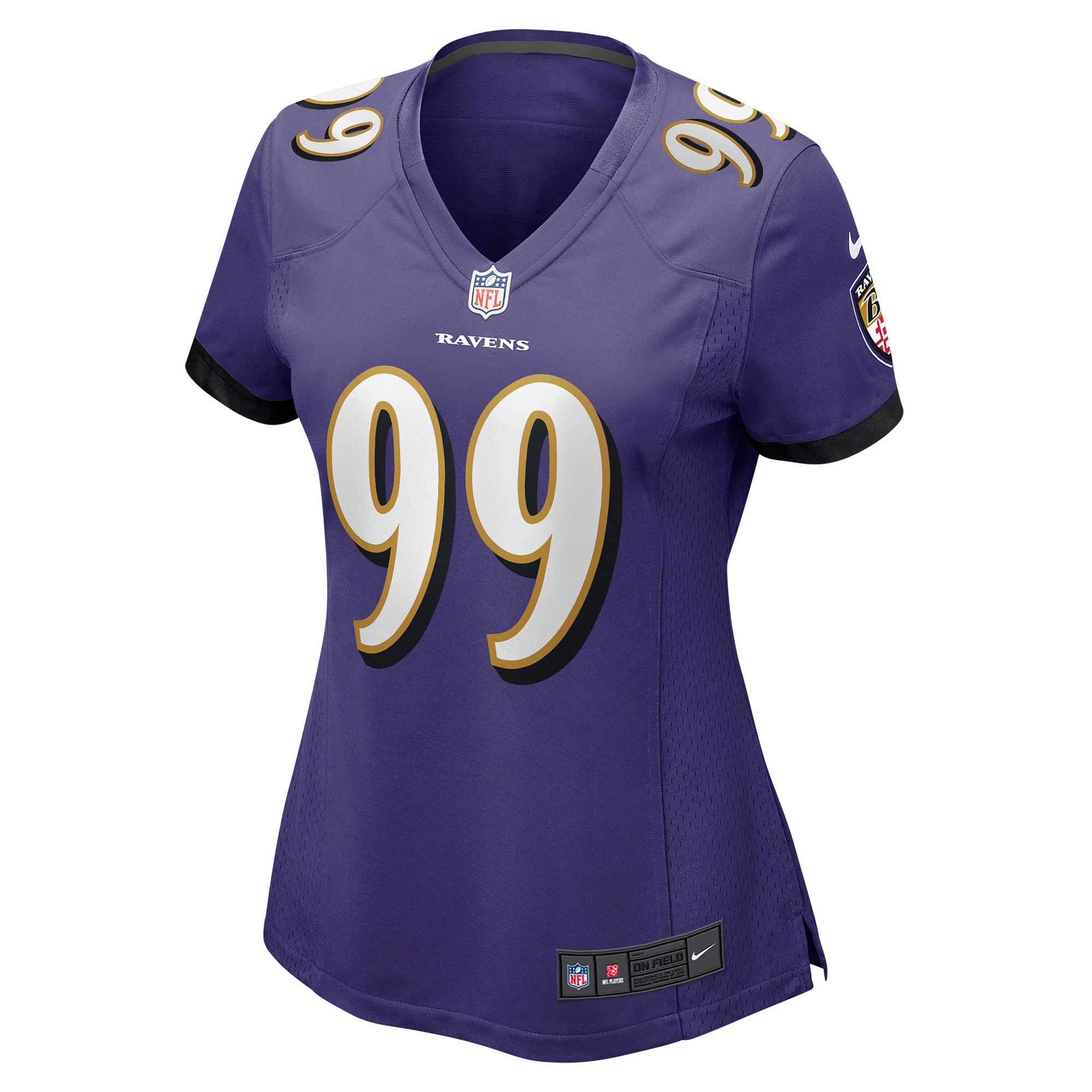Women's Baltimore Ravens Odafe Oweh Purple Game Jersey JS1664 nicesnker - Image 2