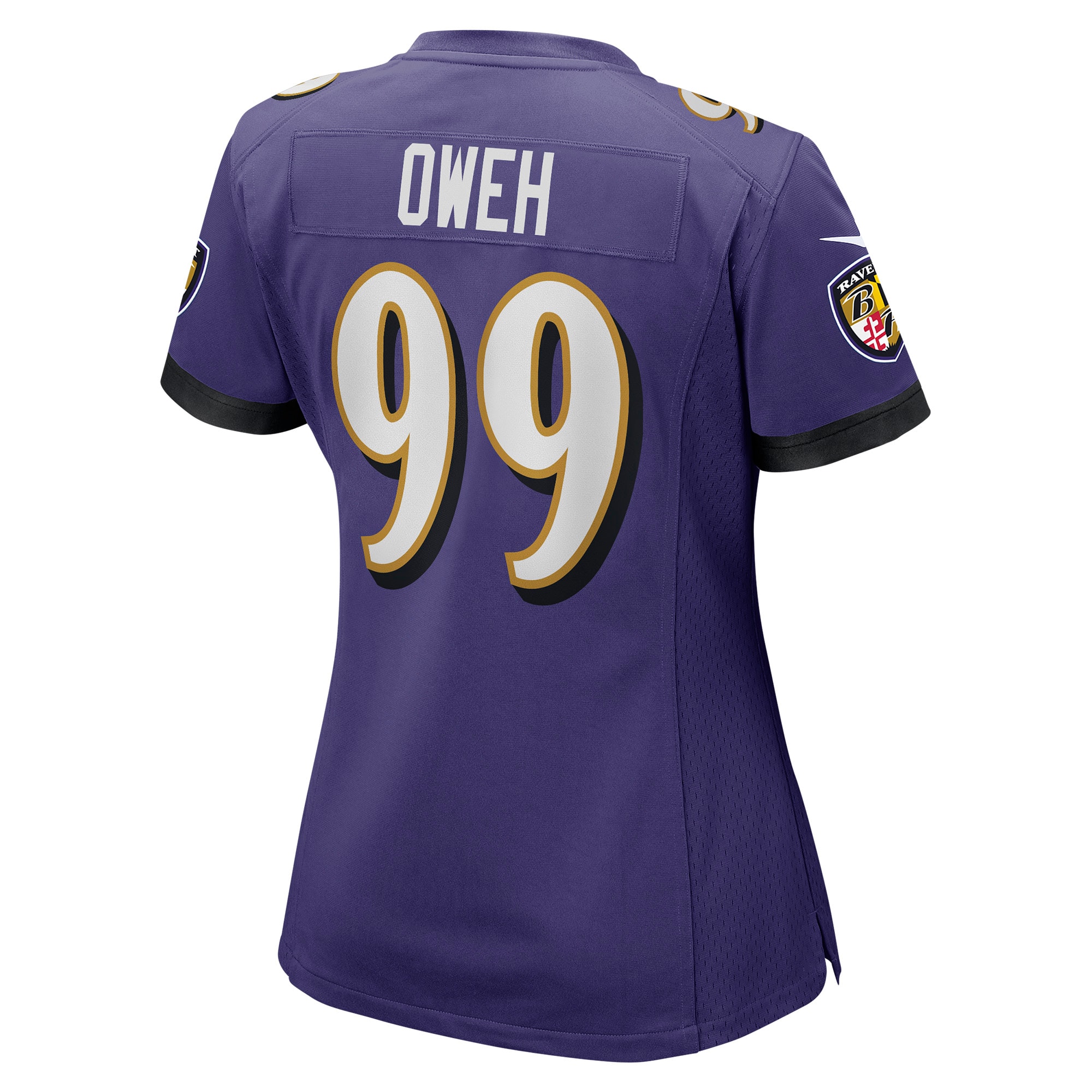 Women's Baltimore Ravens Odafe Oweh Purple Game Jersey JS1664 nicesnker - Image 3