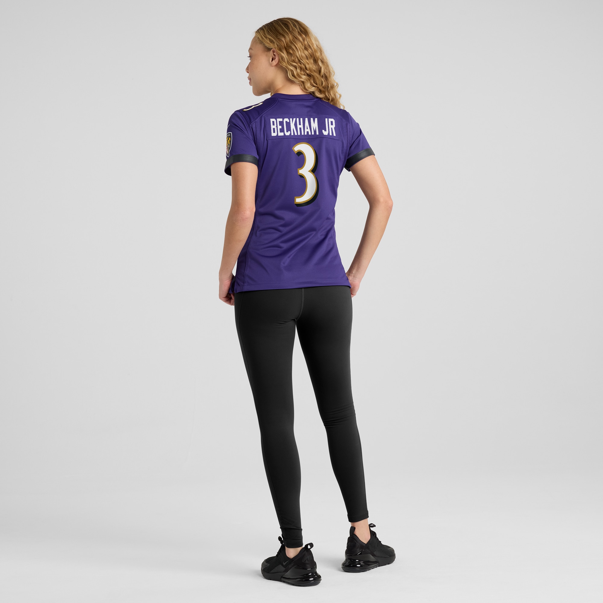 Women's Baltimore Ravens Odell Beckham Jr. Purple Game Jersey JS7448 nicesnker - Image 5