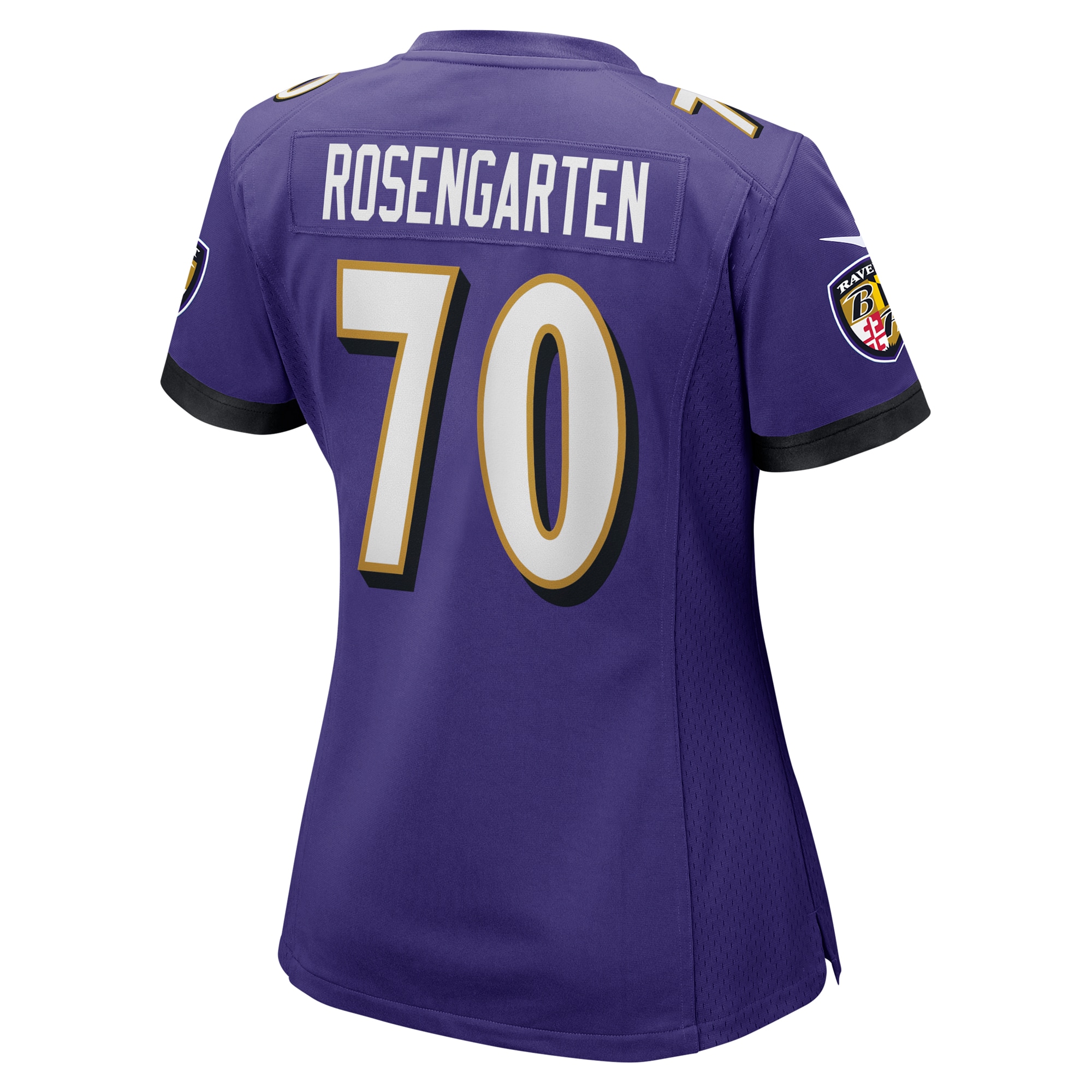 Women's Baltimore Ravens Roger Rosengarten Purple Game Jersey JS7077 nicesnker - Image 3