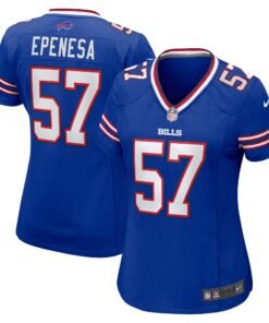 Women's Buffalo Bills A.J. Epenesa Royal Game Jersey JS5315 nicesnker