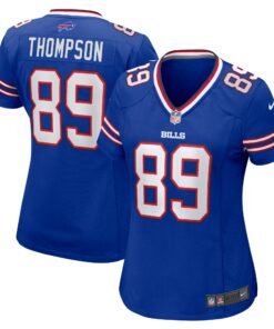 Women's Buffalo Bills Bryan Thompson Royal Team Game Jersey JS7873 nicesnker