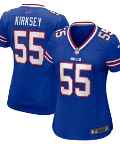 Women's Buffalo Bills Christian Kirksey Royal Team Game Jersey JS8029 nicesnker