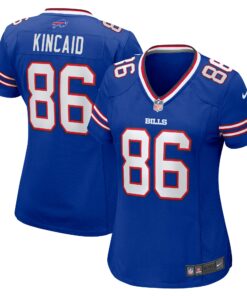 Women's Buffalo Bills Dalton Kincaid Royal Home Game Jersey JS3708 nicesnker