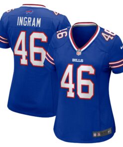 Women's Buffalo Bills Ja'Marcus Ingram Royal Player Game Jersey JS1753 nicesnker