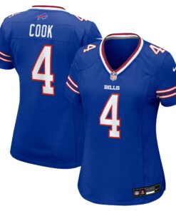 Women's Buffalo Bills James Cook Royal Game Player Jersey JS3117 nicesnker