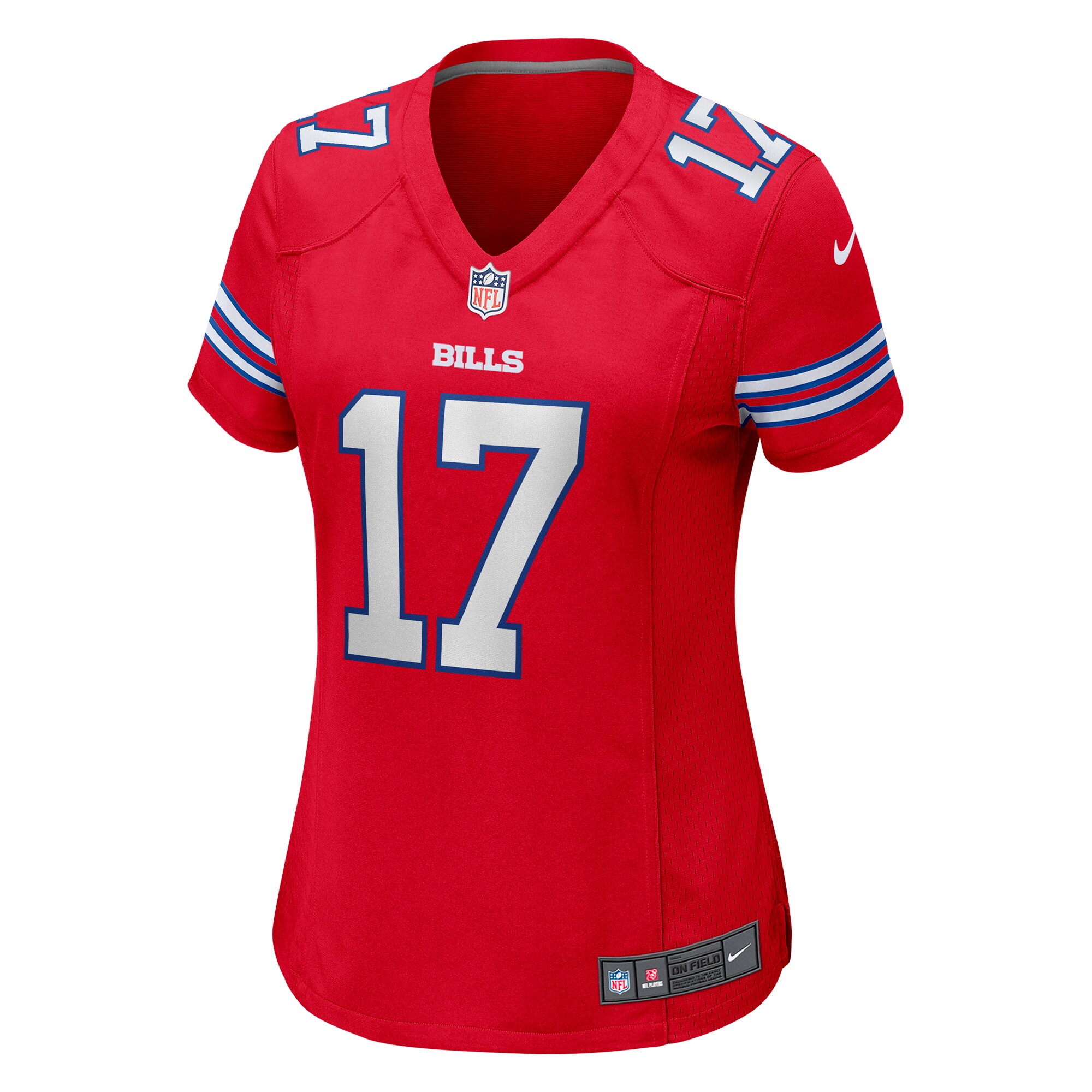 Women's Buffalo Bills Josh Allen Red Player Jersey JS9038 nicesnker - Image 2