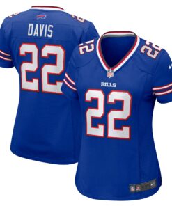 Women's Buffalo Bills Ray Davis Royal Game Jersey JS1507 nicesnker