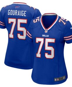 Women's Buffalo Bills Richard Gouraige Royal Team Game Jersey JS4054 nicesnker