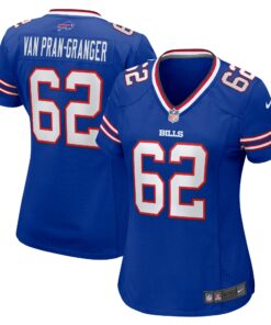Women's Buffalo Bills Sedrick Van Pran-Granger Royal Game Jersey JS5274 nicesnker