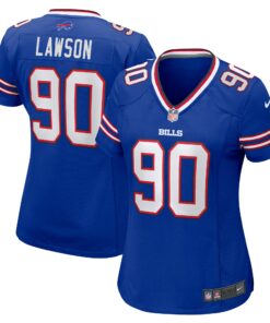 Women's Buffalo Bills Shaq Lawson Royal Game Jersey JS6131 nicesnker
