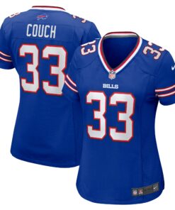 Women's Buffalo Bills Te'Cory Couch Royal Game Jersey JS4124 nicesnker