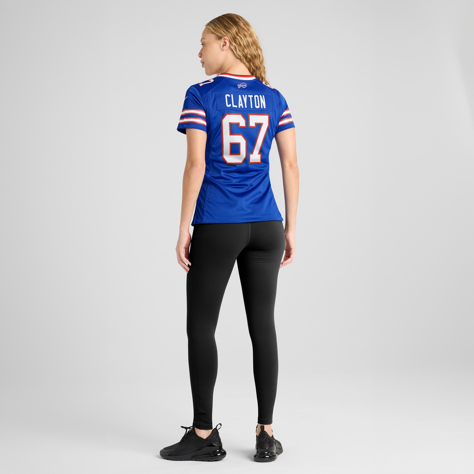 Women's Buffalo Bills Travis Clayton Royal Game Jersey JS8052 nicesnker - Image 5