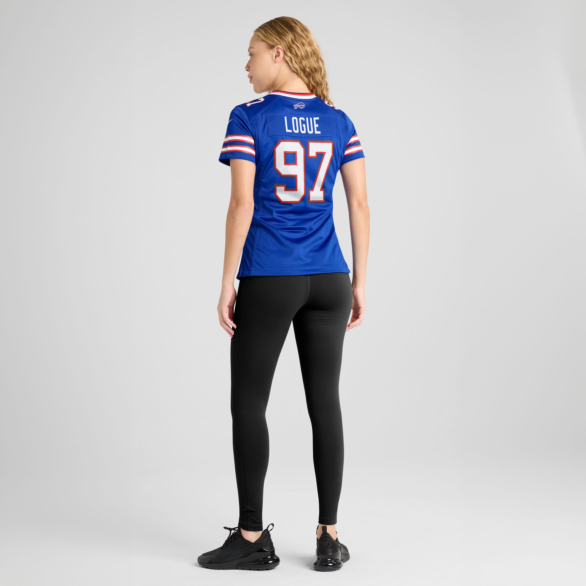 Women's Buffalo Bills Zion Logue Royal Team Game Jersey JS9840 nicesnker - Image 5