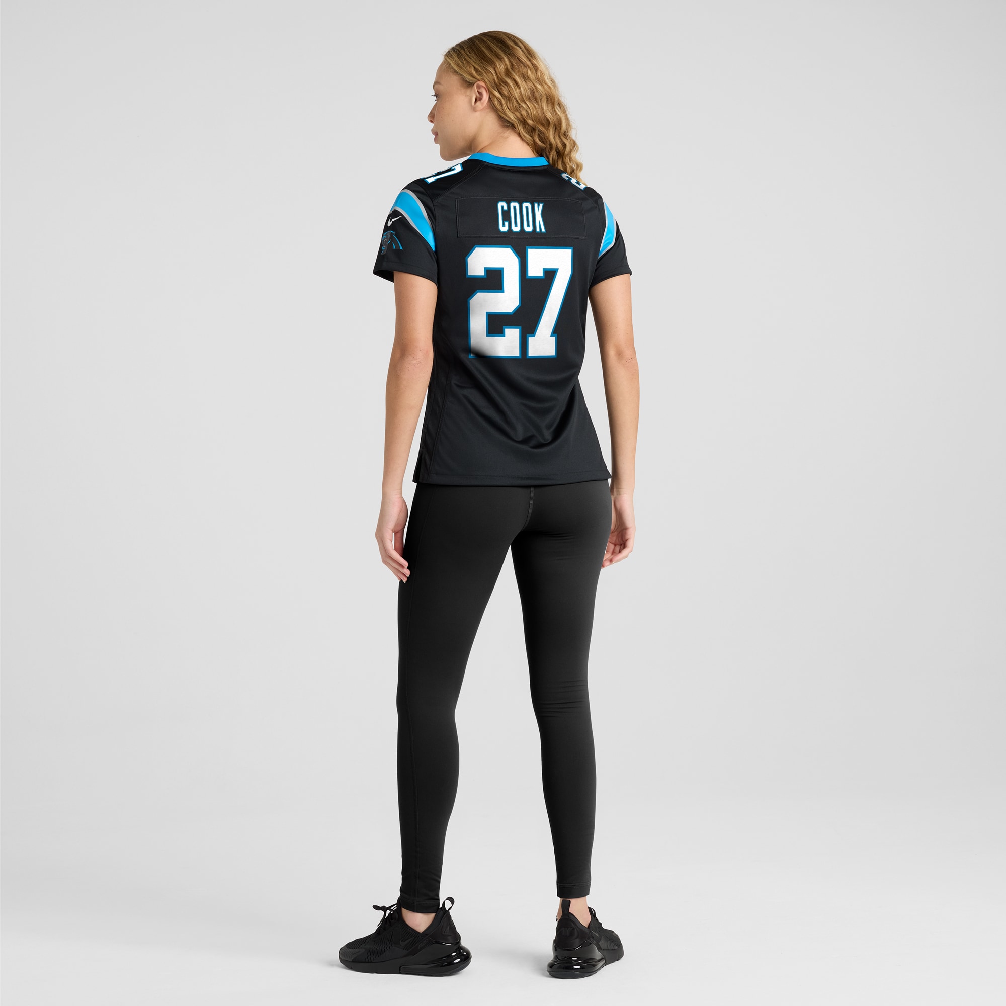 Women's Carolina Panthers Alex Cook Black Game Jersey JS8419 nicesnker - Image 5