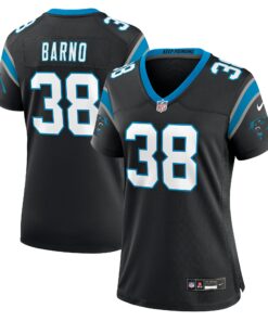 Women's Carolina Panthers Amar? Barno Black Game Jersey JS8634 nicesnker